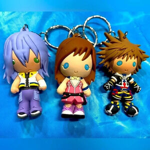 Kingdom Hearts - Mystery Bag Keychains - Sora, Kairi & Riku - The Destiny  Trio